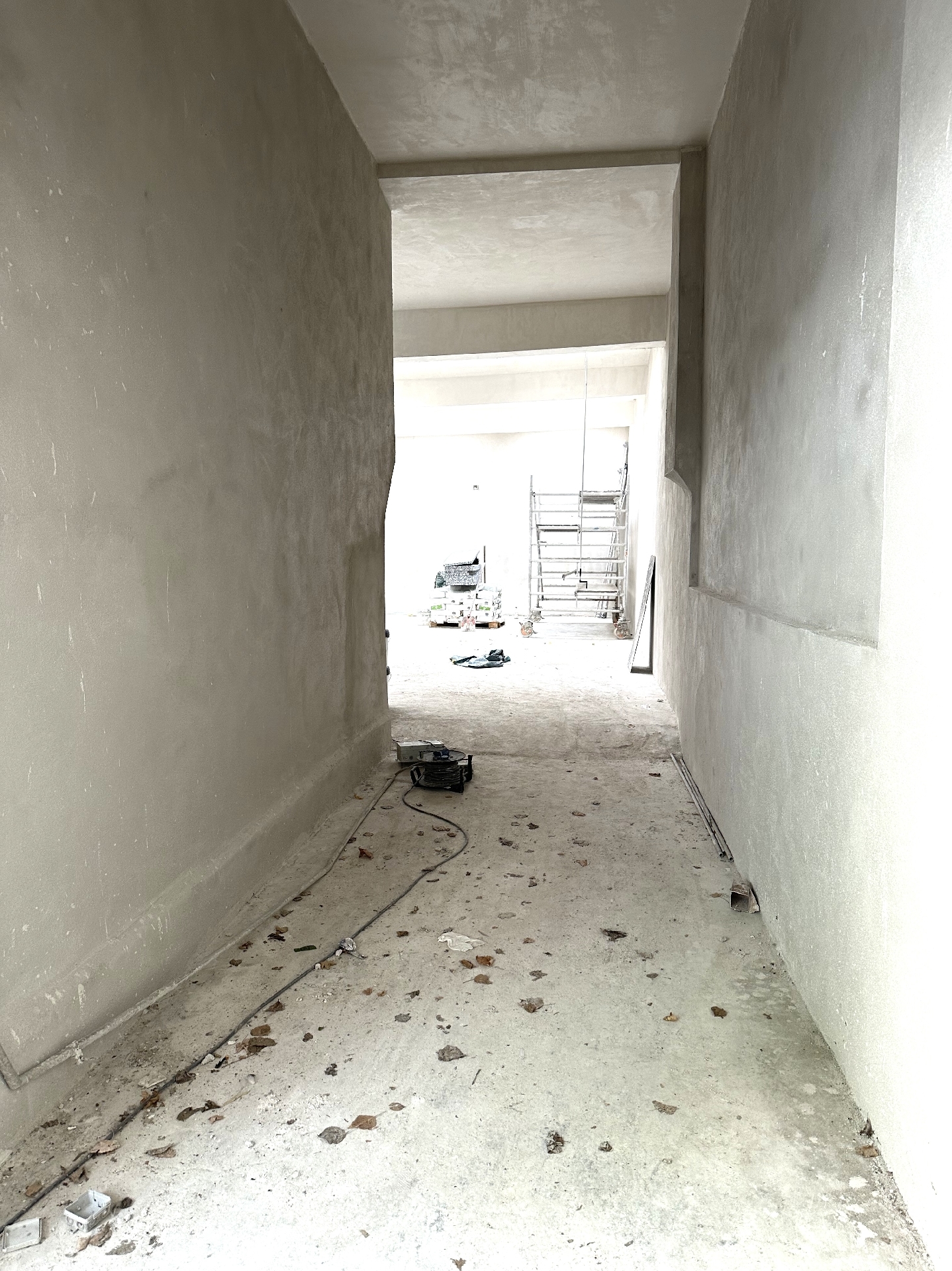 Einfahrt in die Halle