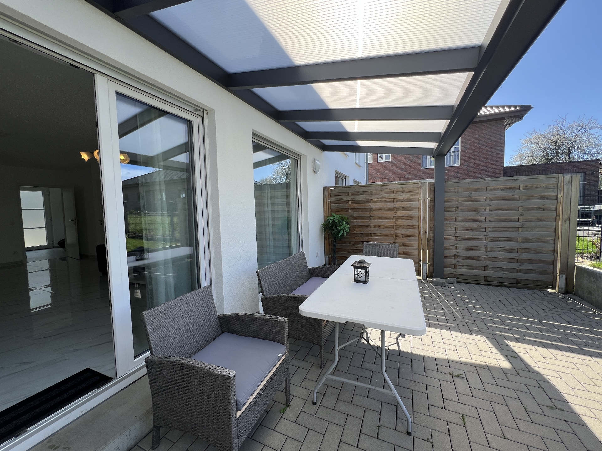 Überdachte Terrasse