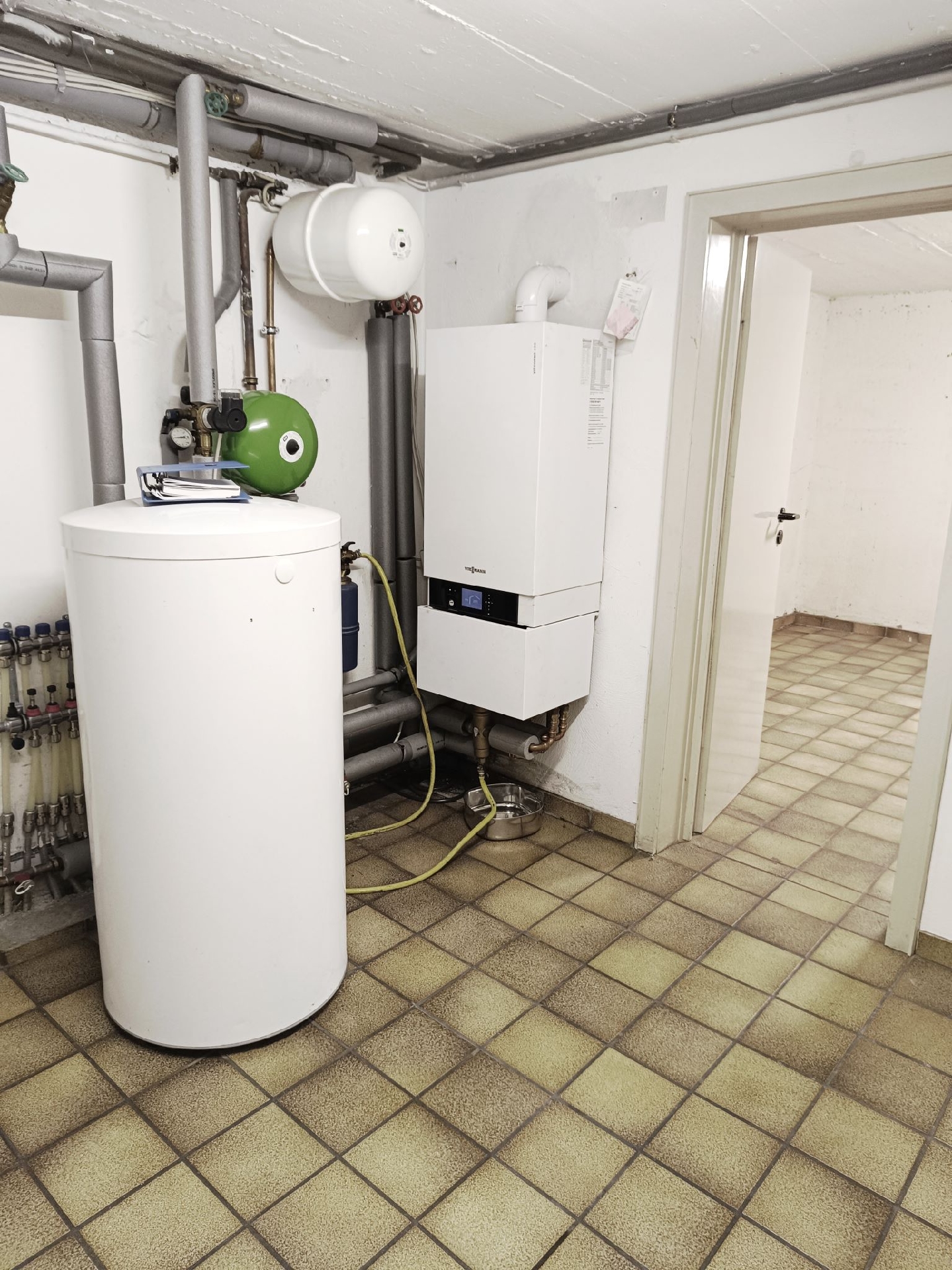 Waschküche mit Heizung