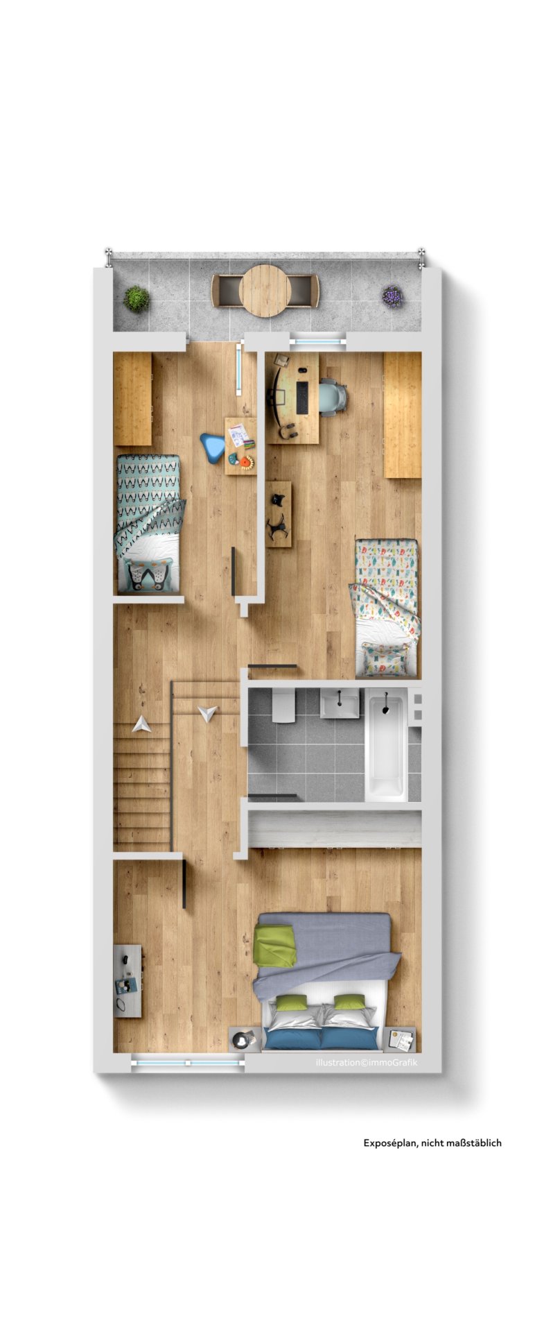 Grundriss Obergeschoss