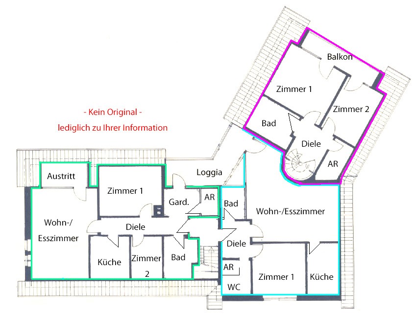 Grundriss Dachgeschoss