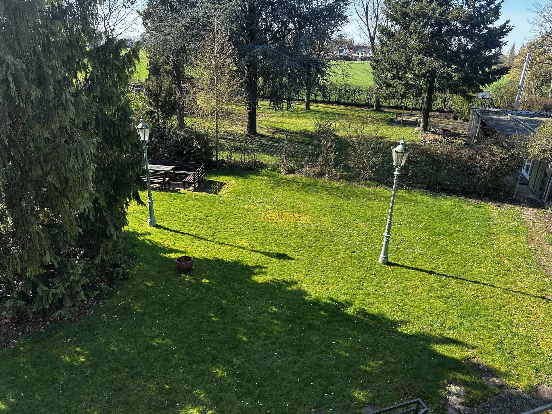 Garten von oben