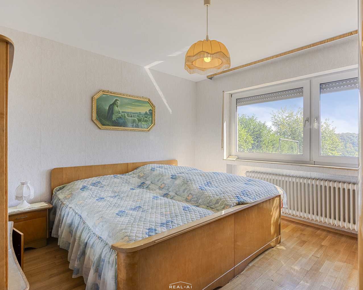 Schlafzimmer Gartengeschoss