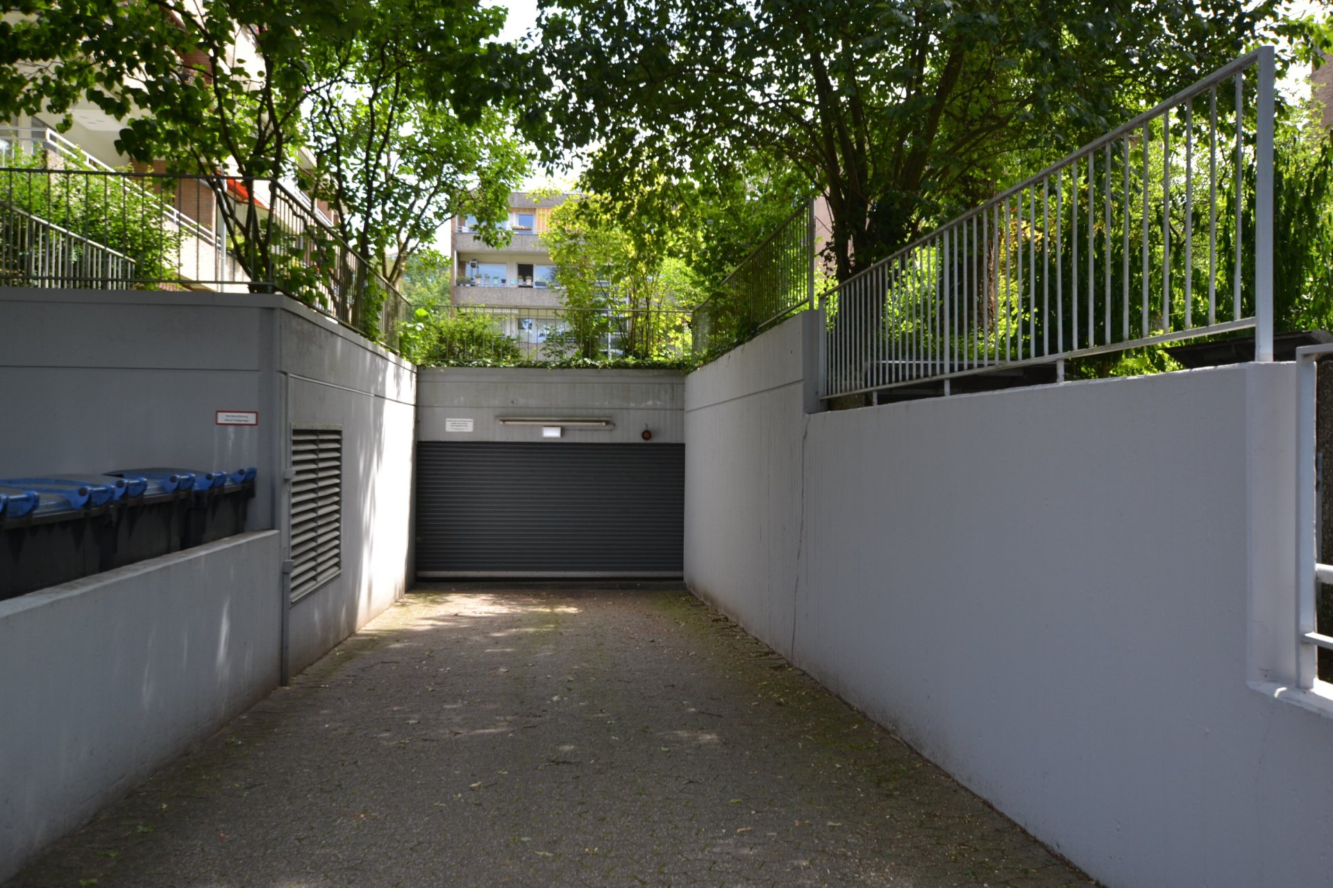 Zugang zur Tiefgarage