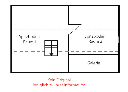 Grundriss Spitzboden
