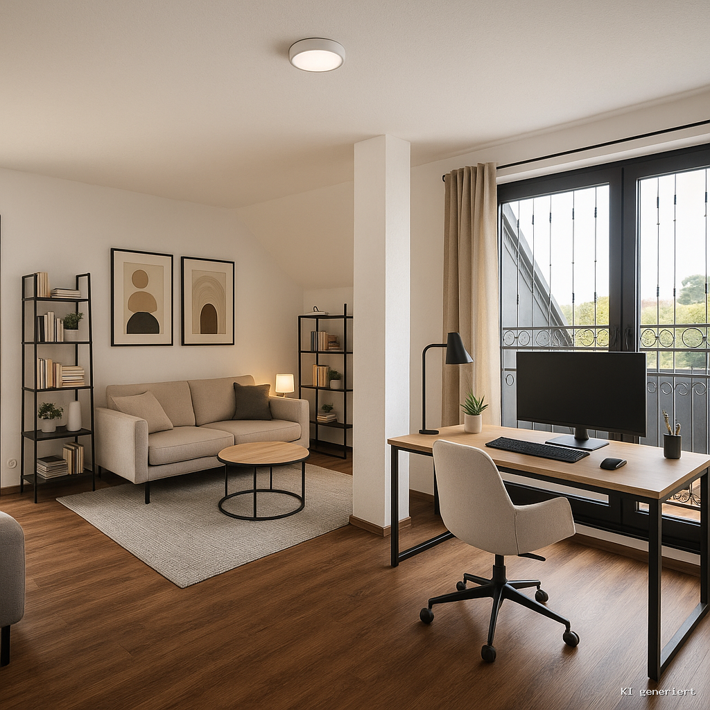 Einrichtungsvorschlag Arbeitszimmer
