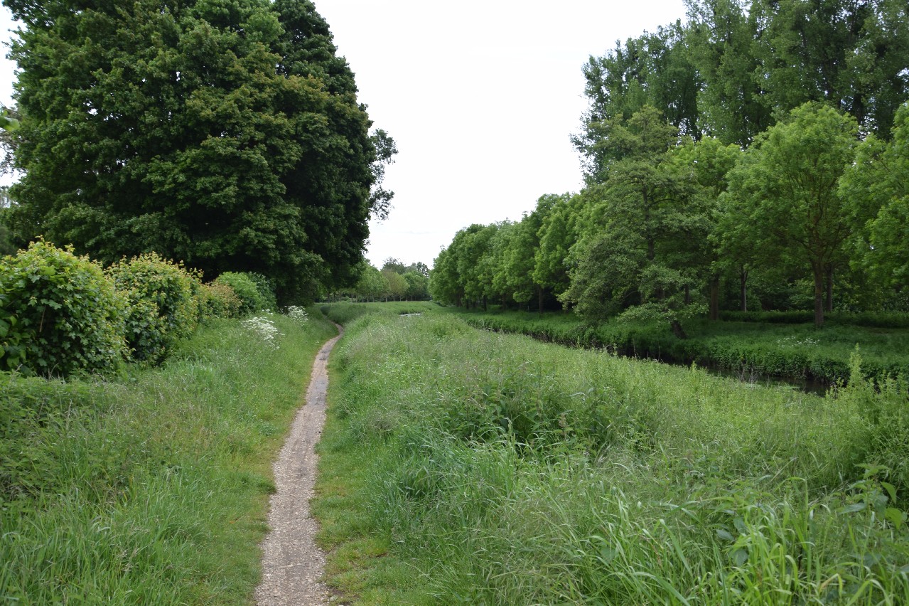Radweg am Grundstück