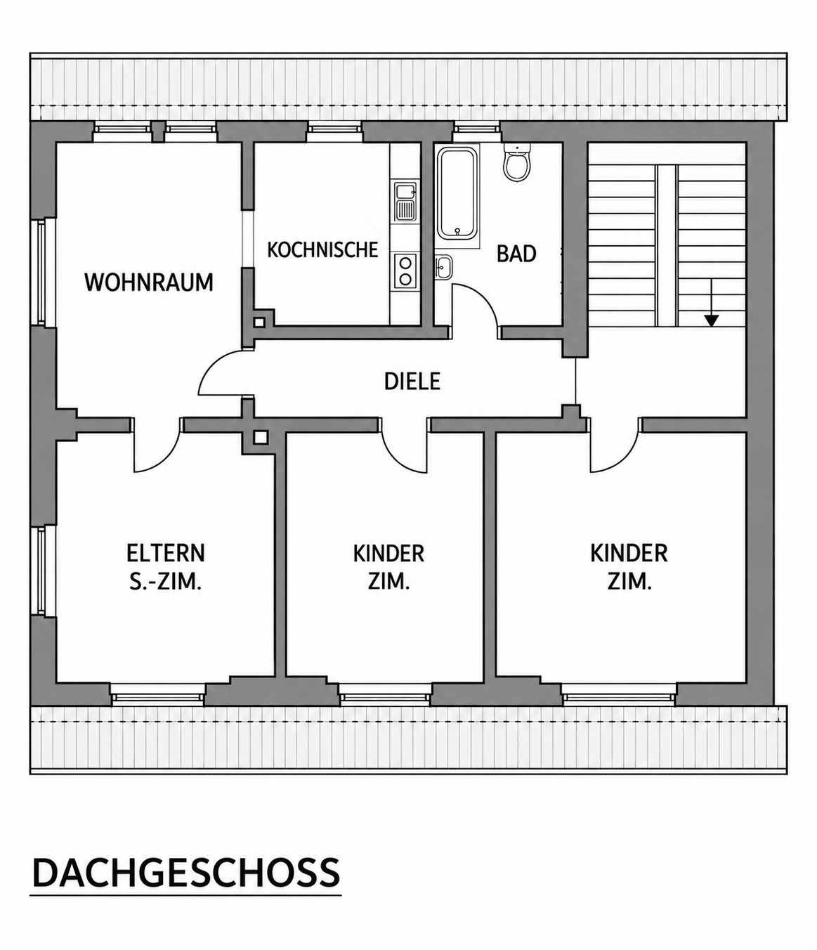 Grundriss Dachgeschoss